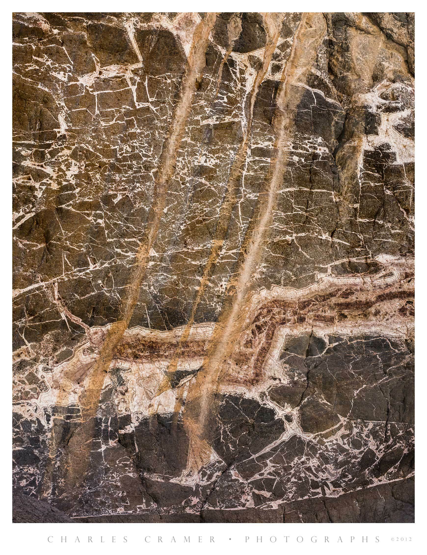 Streaked Wall Detail, Canyon, Death Valley