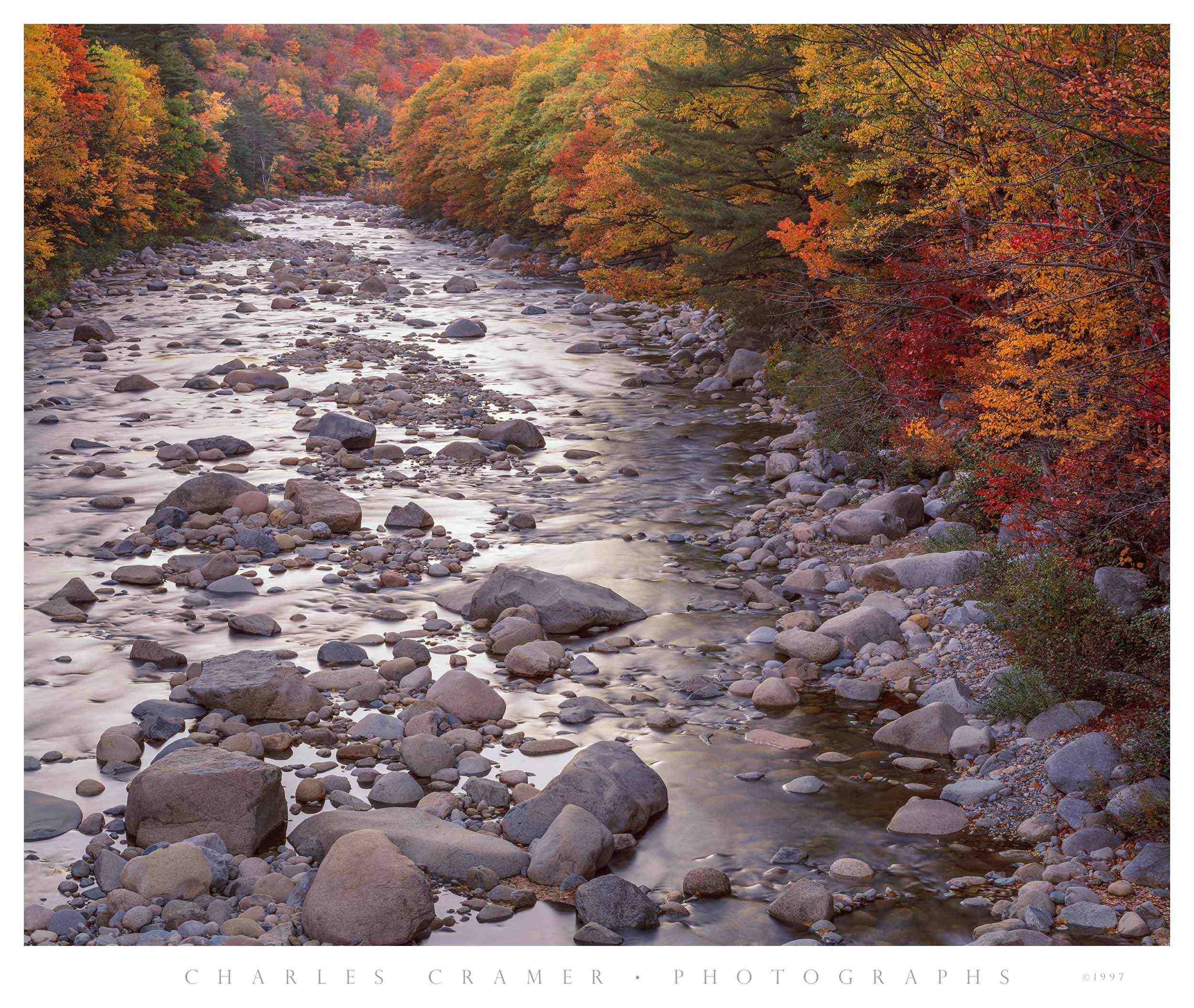 Autumn Evening, Swift River, White Mountains, NH