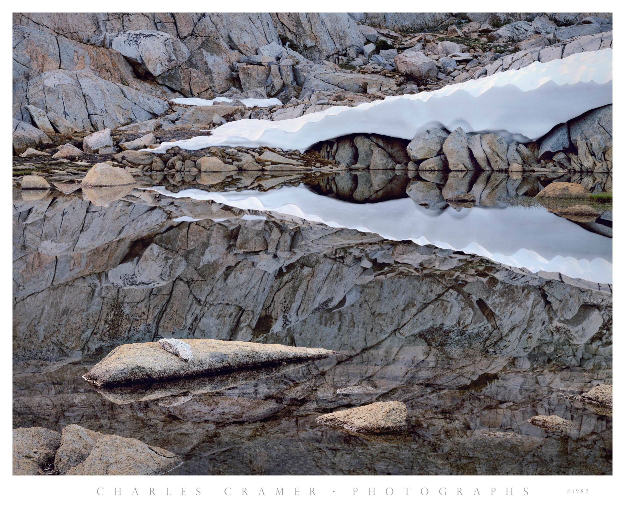 Snowy Pond, Trail to Dusy Basin, Kings Canyon National Park