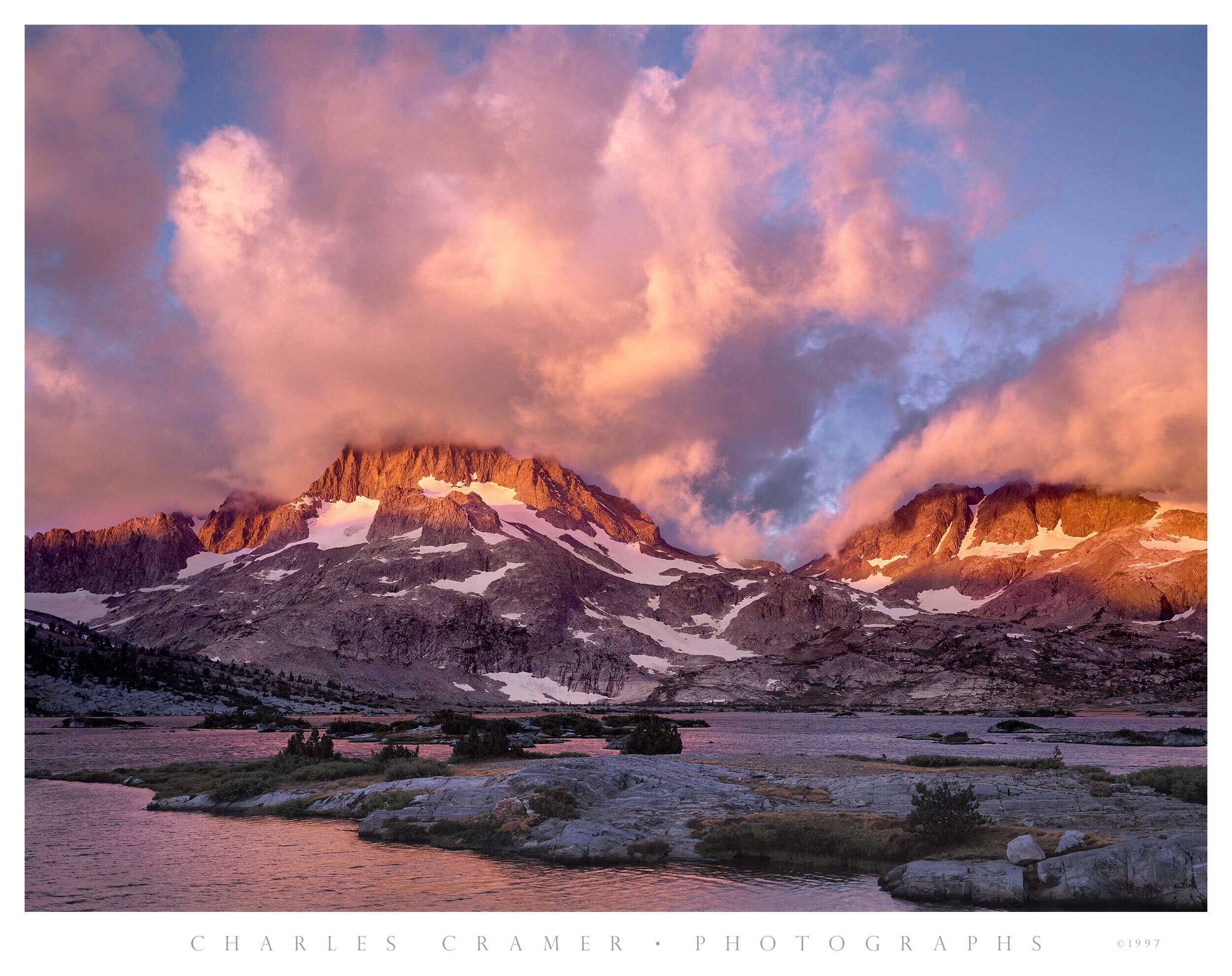 Banner Peak, Thousand Island Lake, Morning Storm