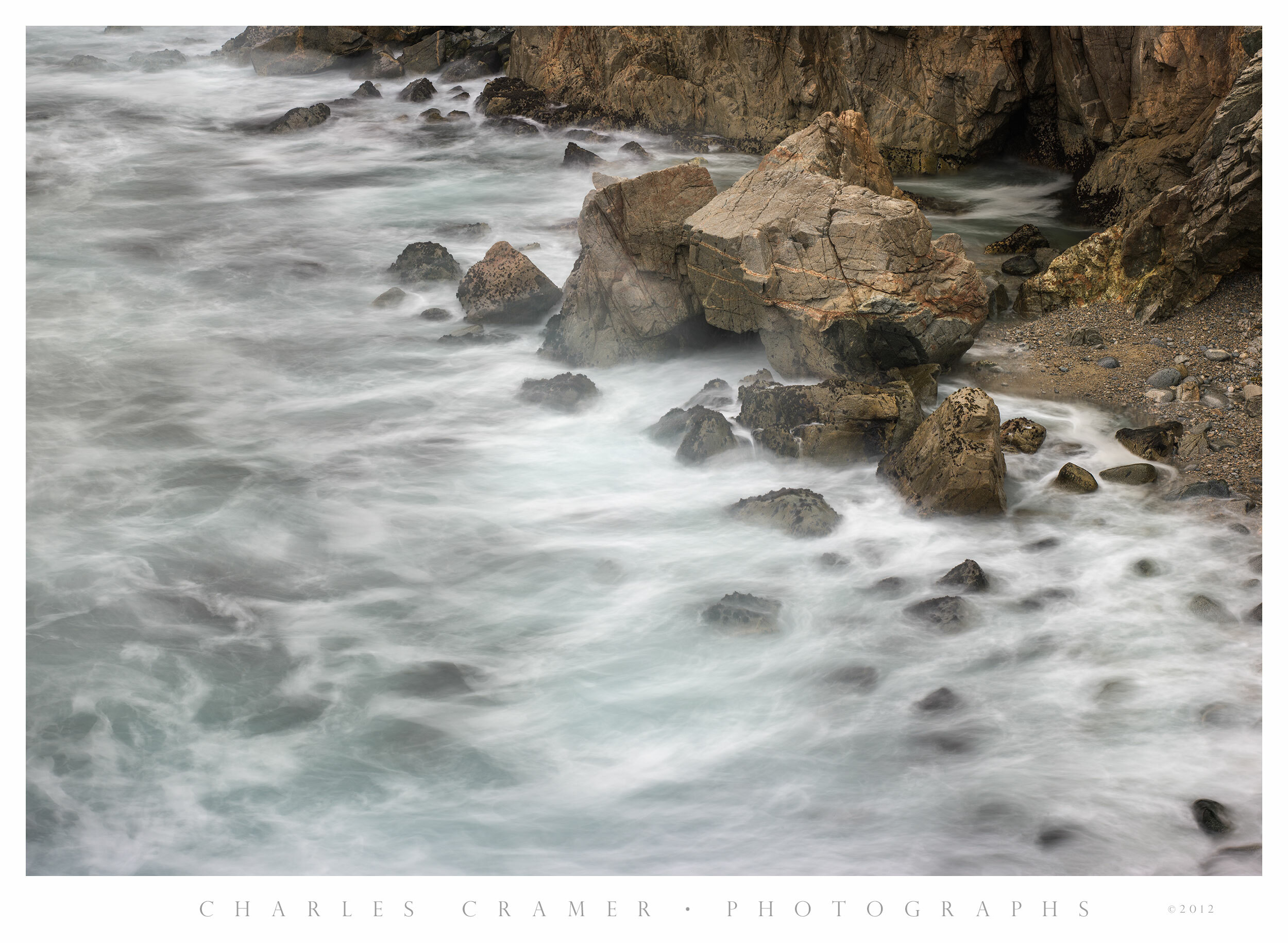 Long Exposure, Waves, Pt. Lobos, California