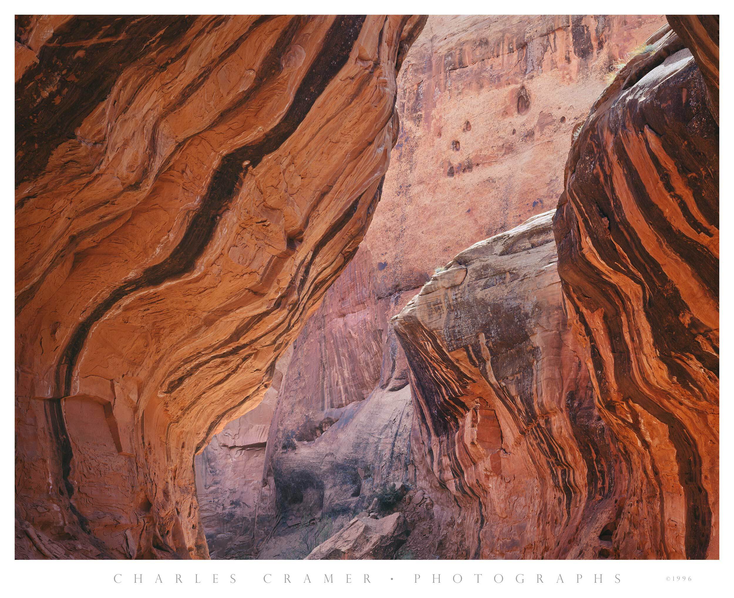 Striped Patterns, Side Canyon, off Escalante River, Utah