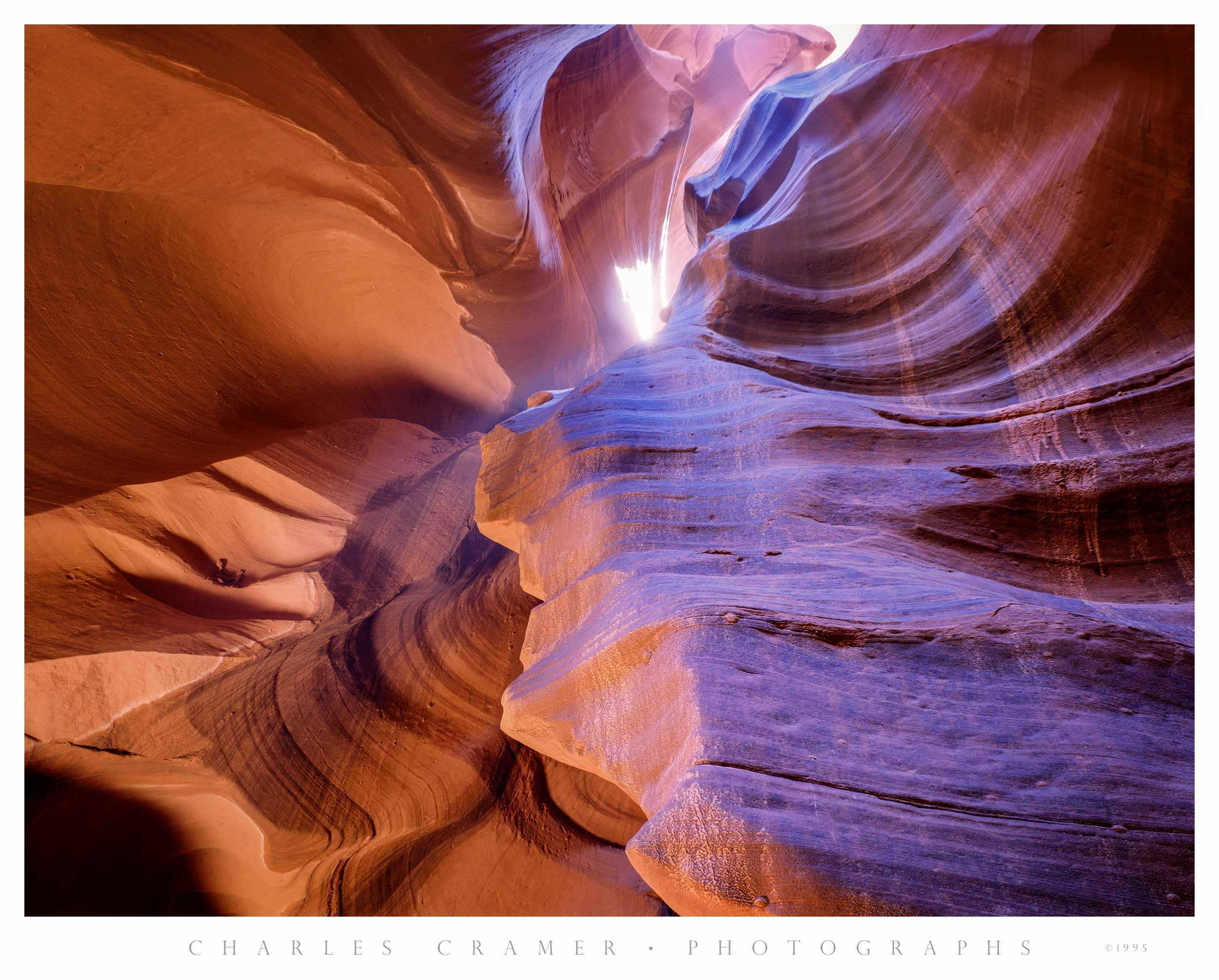 Overhead Spiral, Antelope Canyon, Arizona