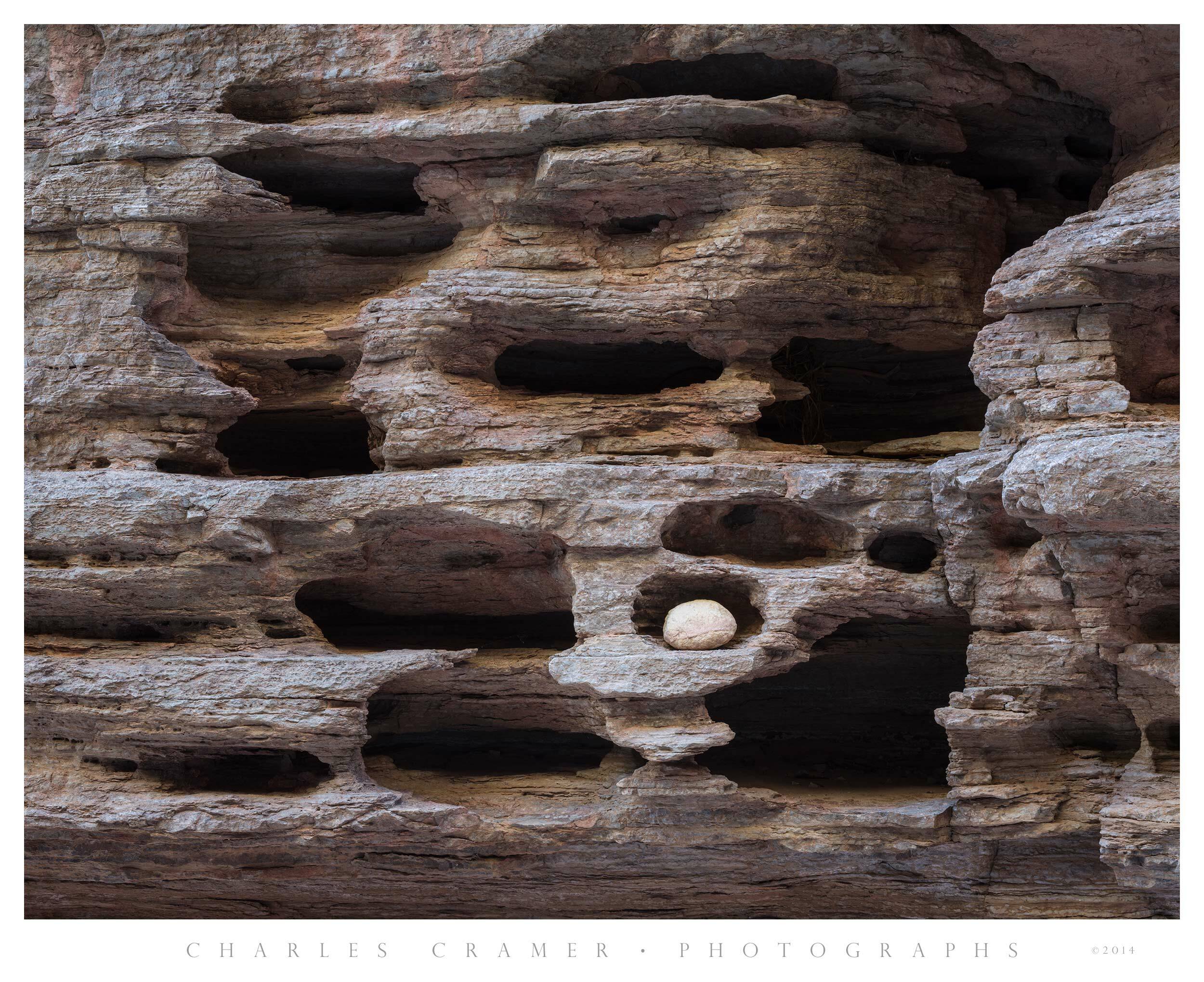 Stone Left After Flood, National Canyon, Grand Canyon