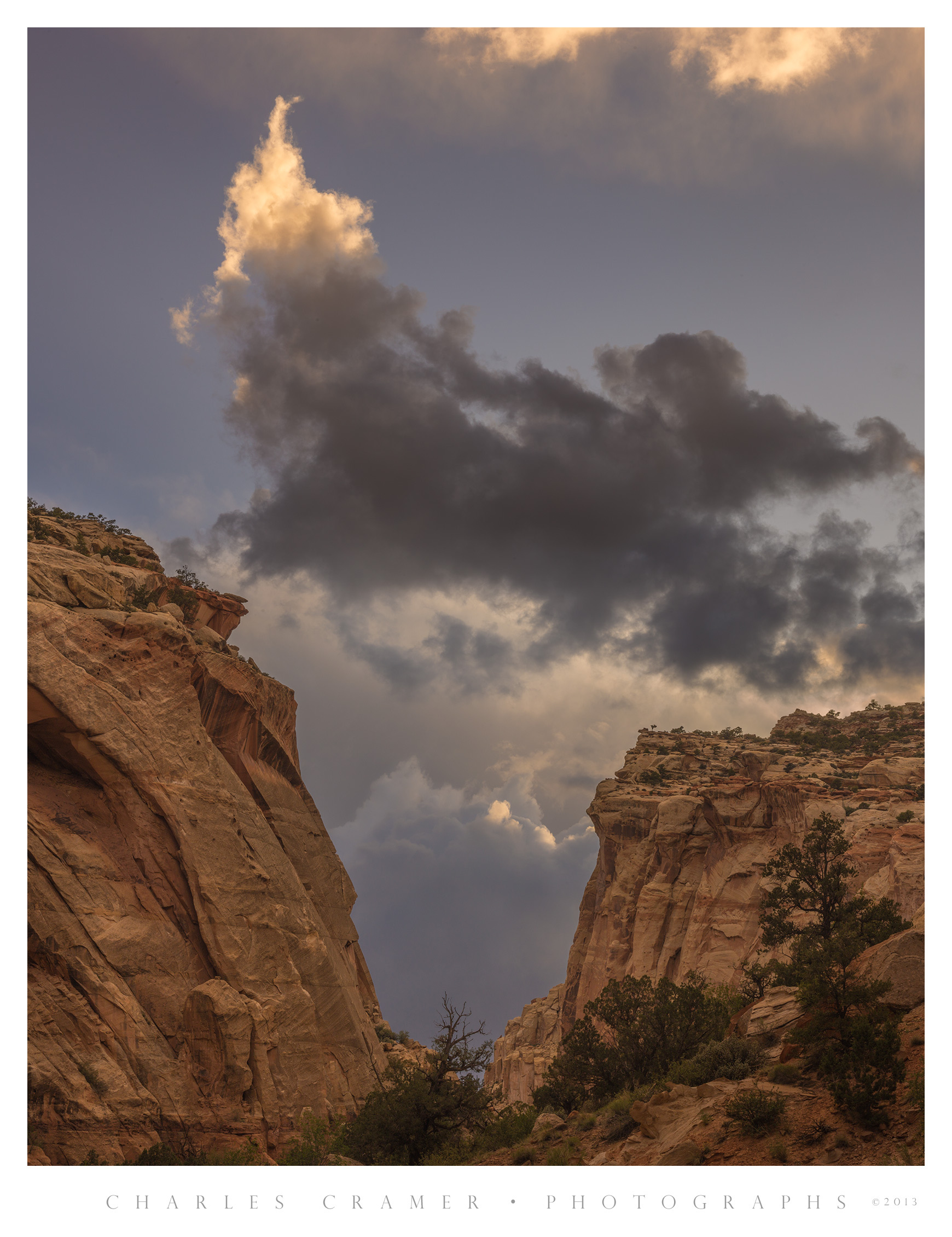 Celestial Alignment at Sunset, Capitol Reef, Utah