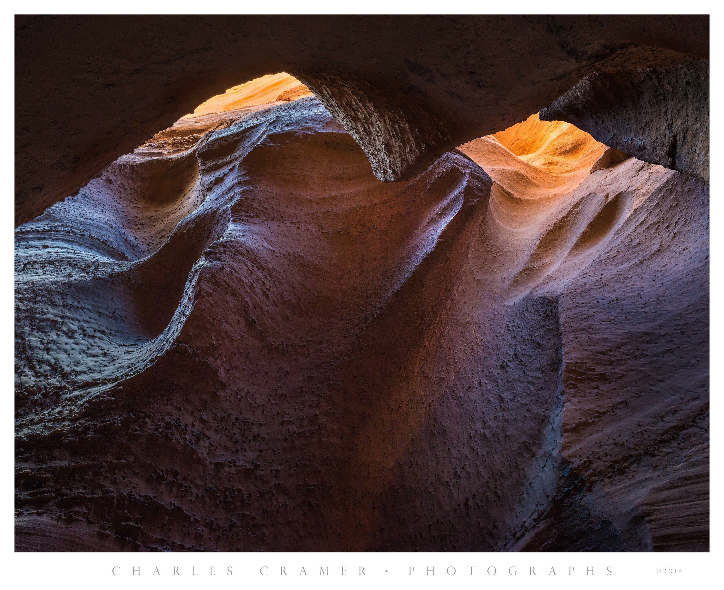 Slot Canyon, Looking up, Utah