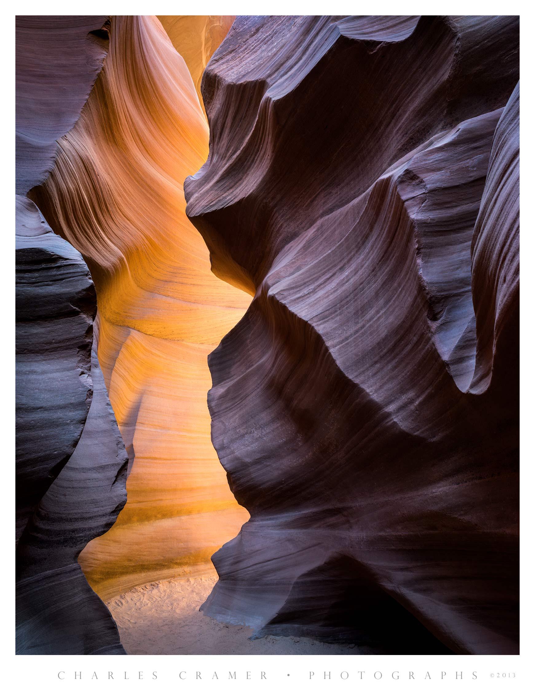 Glowing Canyon Wall, Lower Antelope Canyon, Arizona