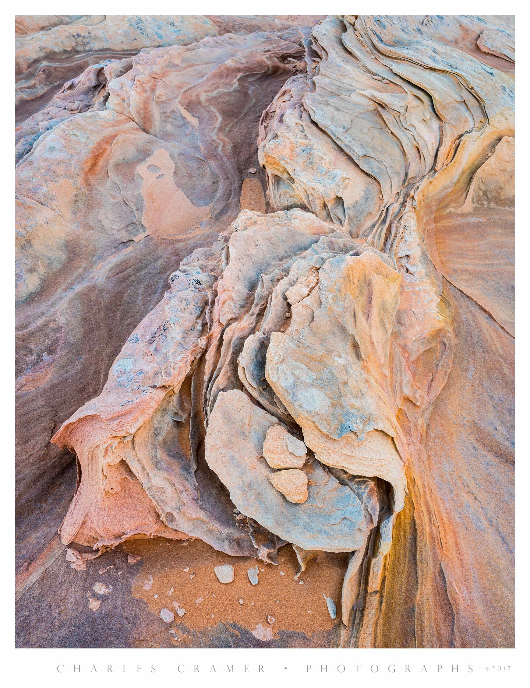 Crumbly Sandstone and Fins, Paria Wilderness, Utah