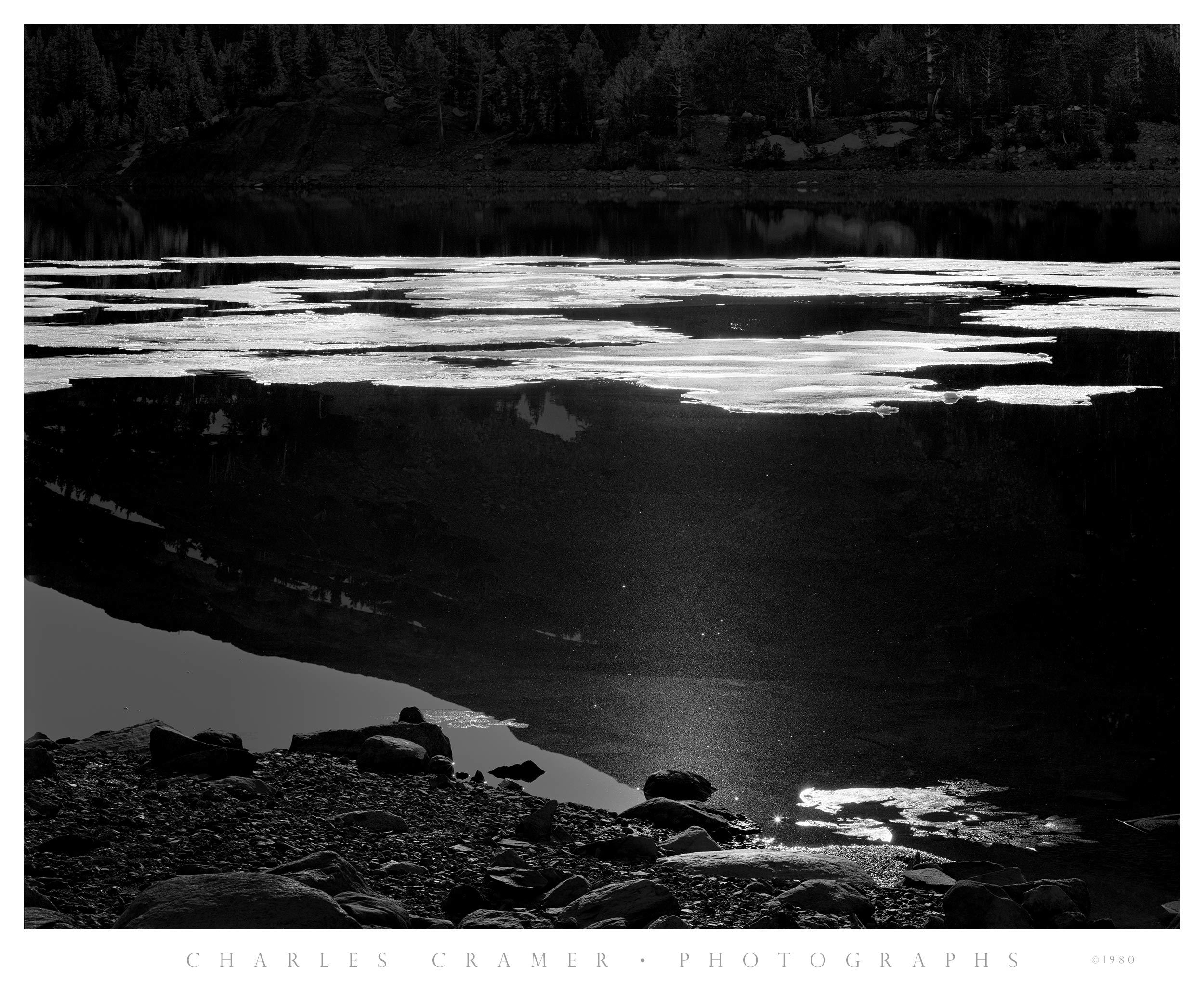 Ice, Tioga Lake, Yosemite