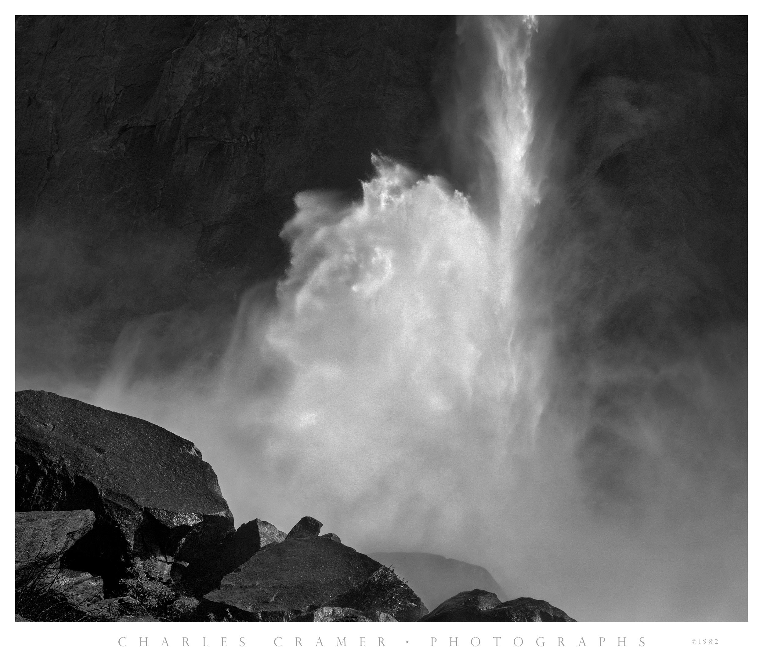 Base of Lower Yosemite Fall, Spring