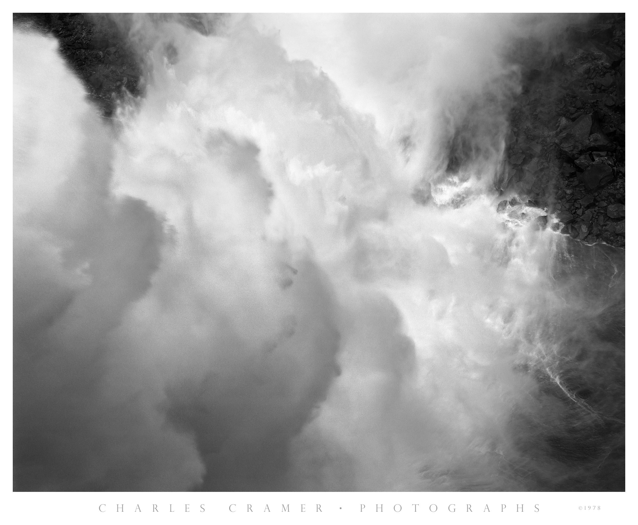 Spring Flood, From Top of Nevada Fall, Yosemite