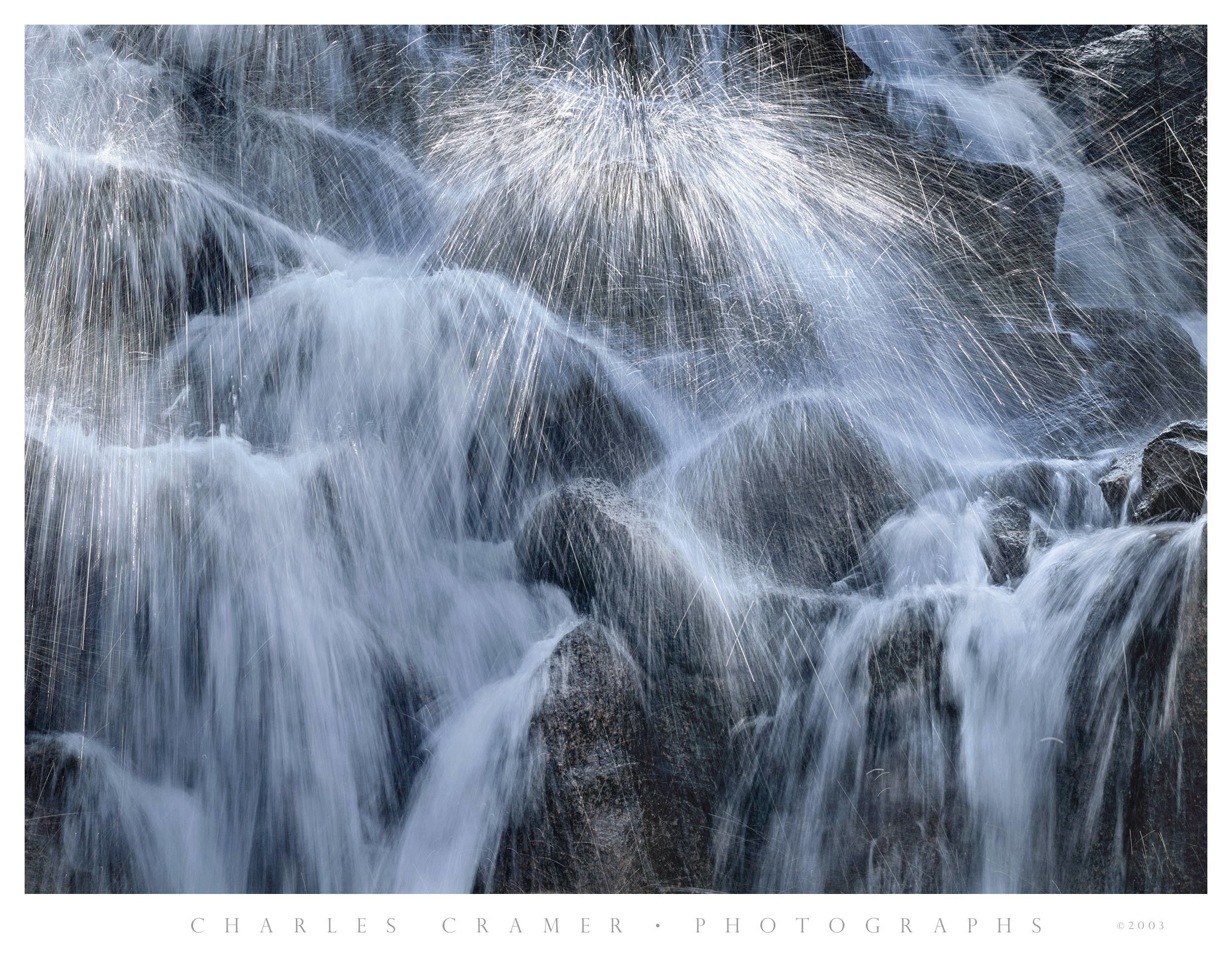 Cascade Detail, below Waterwheel Falls, Yosemite